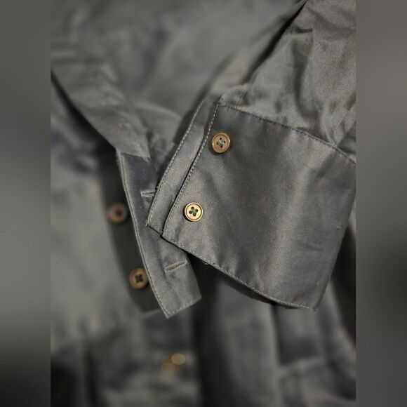 Intermix Fleur Tie-waist Shirt Mini Dress In Blue Size 6 - Picture 7 of 13